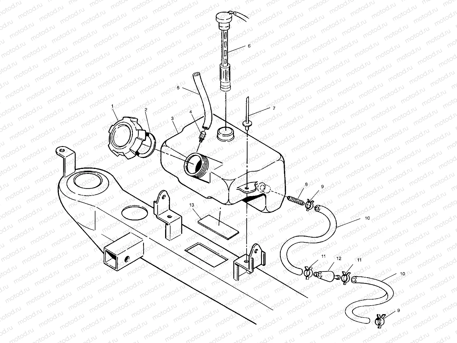 OIL TANK ASSEMBLY - W937527 (4924022402a012) | OIL TANK ASSEMBLY - W937527 (4924022402a012)