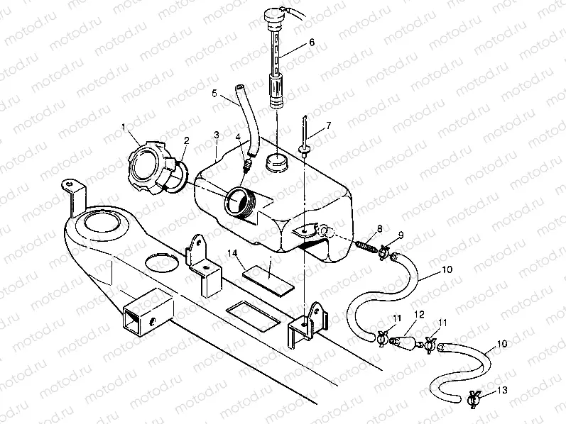 OIL TANK ASSEMBLY - W948130 (4926762676A012) | OIL TANK ASSEMBLY - W948130 (4926762676A012)