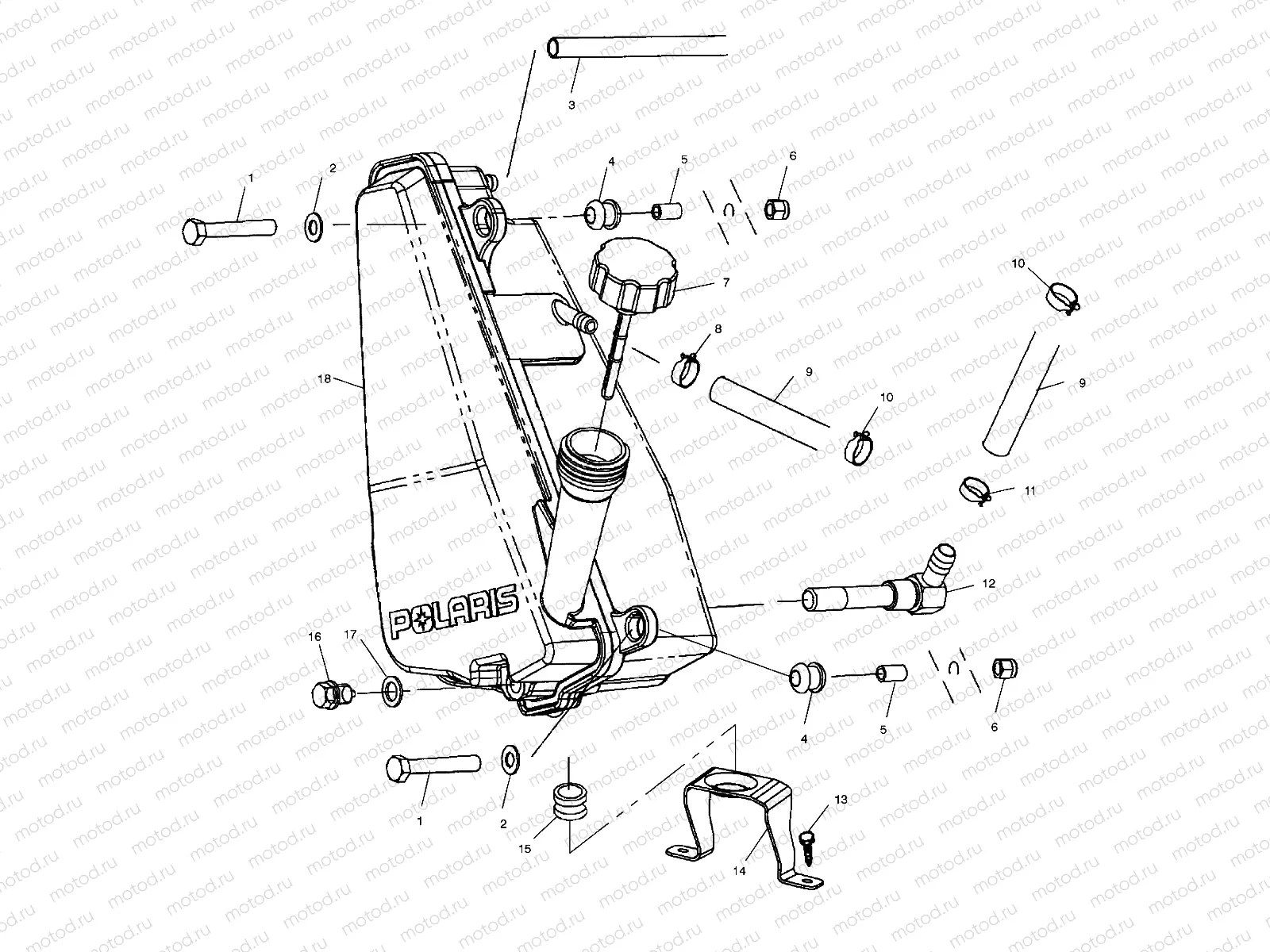 OIL TANK - C02CD50AC (4972407240B13) | OIL TANK - C02CD50AC (4972407240B13)