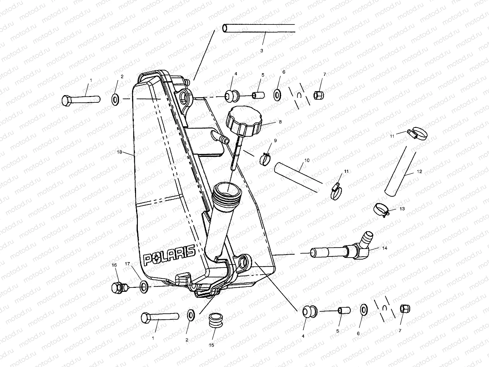 OIL TANK - C10CL50AA (4978707870A12) | OIL TANK - C10CL50AA (4978707870A12)