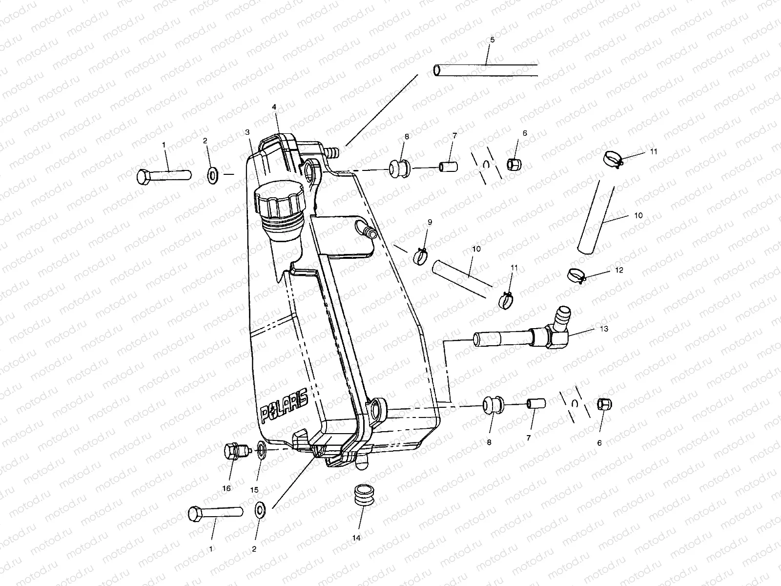 OIL TANK - C10RD50AA (4976437643B01) | OIL TANK - C10RD50AA (4976437643B01)