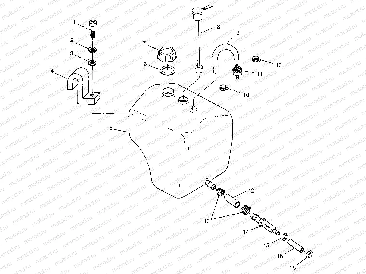 OIL TANK HURRICANE B964466 and Intl. HURRICANE I964466 (4935733573A012) | OIL TANK HURRICANE B964466 and Intl. HURRICANE I964466 (4935733573A012)