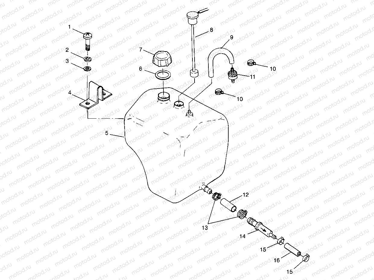 OIL TANK HURRICANE B974473 and Intl. HURRICANE I974473 (4941044104B001) | OIL TANK HURRICANE B974473 and Intl. HURRICANE I974473 (4941044104B001)