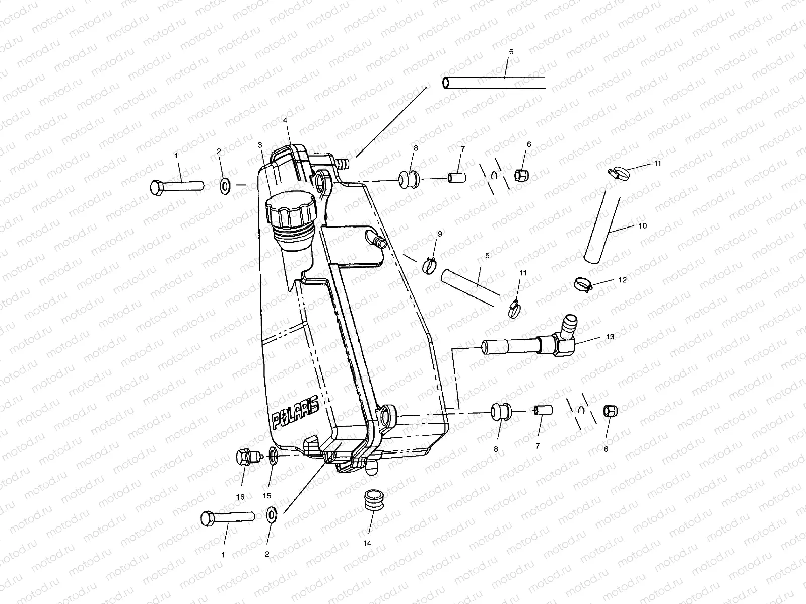 OIL TANK (If Built After 1/01/02) - A10RB42AA (4970937093D12) | OIL TANK (If Built After 1/01/02) - A10RB42AA (4970937093D12)
