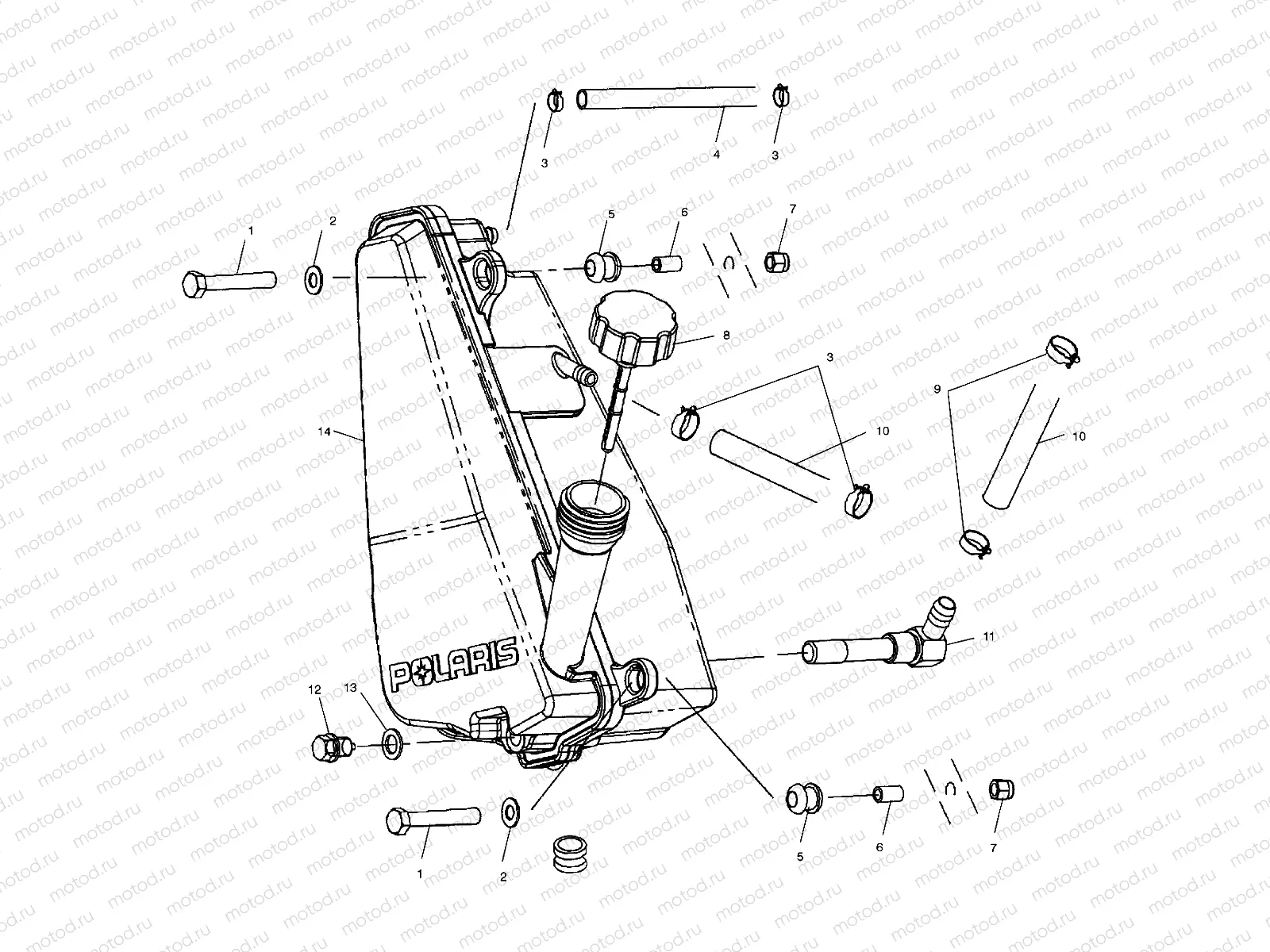 OIL TANK (If Built After 1/02/02) - A02CH42AA (4968536853E01) | OIL TANK (If Built After 1/02/02) - A02CH42AA (4968536853E01)