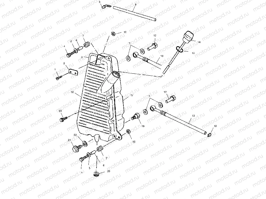 OIL TANK (If Built Before 1/01/02) - A10RB42AA (4970977097A12) | OIL TANK (If Built Before 1/01/02) - A10RB42AA (4970977097A12)