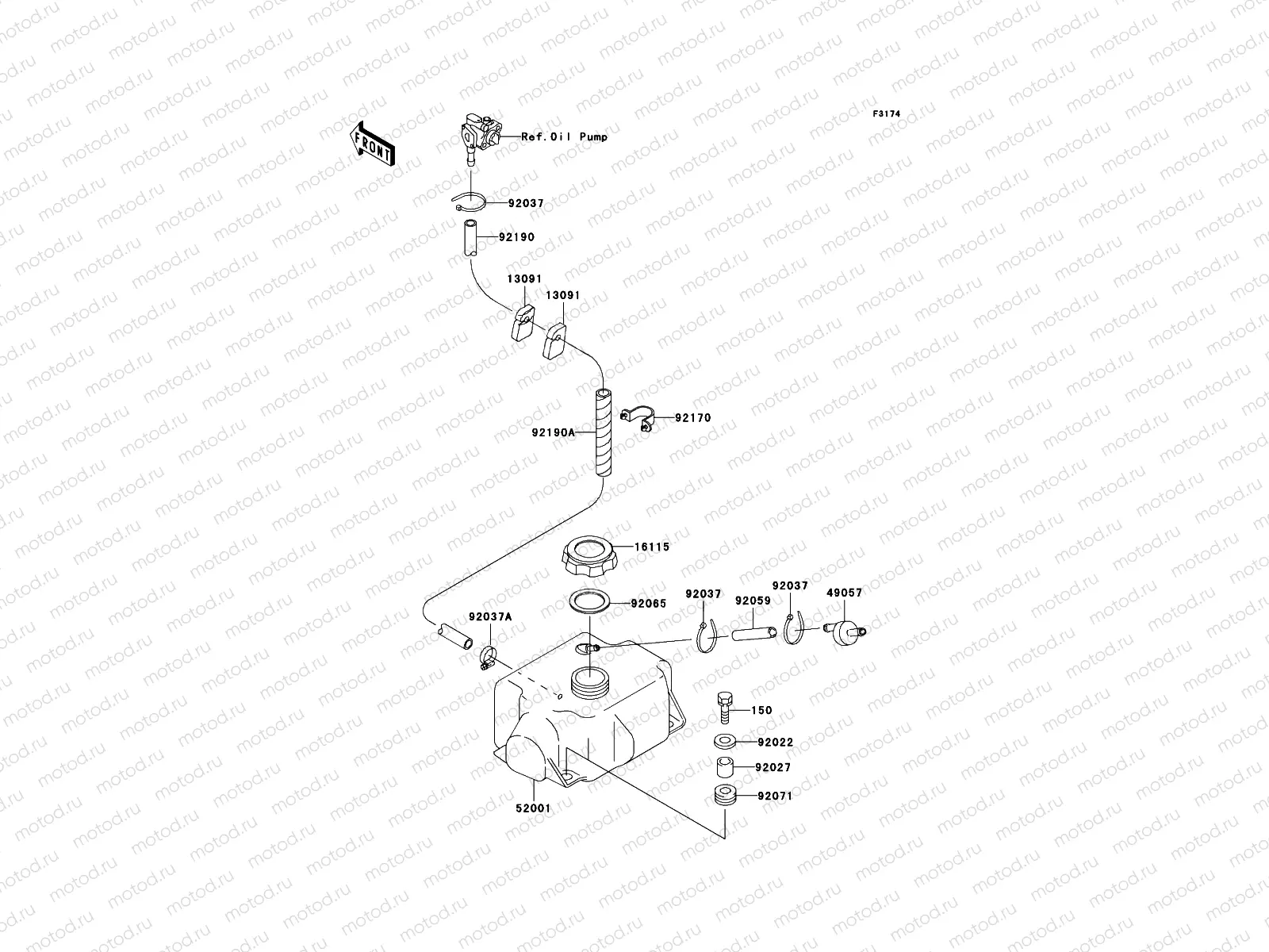 Oil Tank(-KAW42717 92)