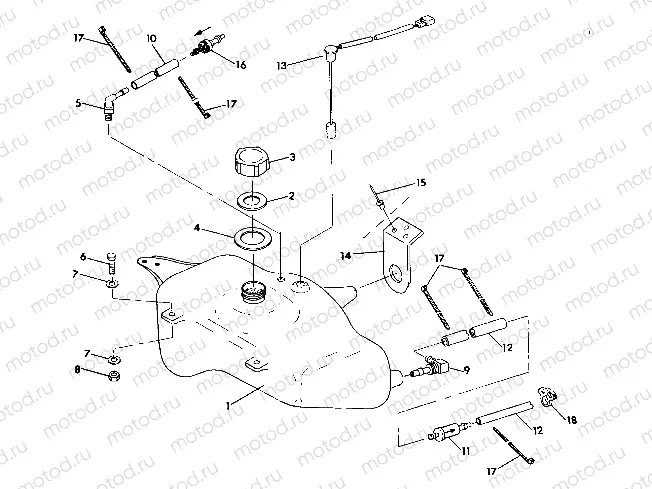 OIL TANK SL 650/B924058 (4922922292008A) | OIL TANK SL 650/B924058 (4922922292008A)