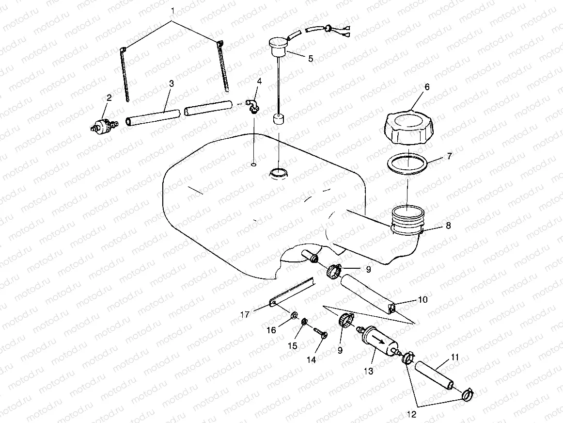 OIL TANK SLT 780 B964588 and  Intl. SLT 780 I964588 (4935683568A014) | OIL TANK SLT 780 B964588 and  Intl. SLT 780 I964588 (4935683568A014)