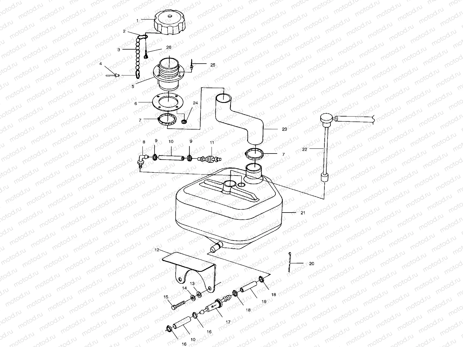 OIL TANK - W004673D (4955755575A013) | OIL TANK - W004673D (4955755575A013)