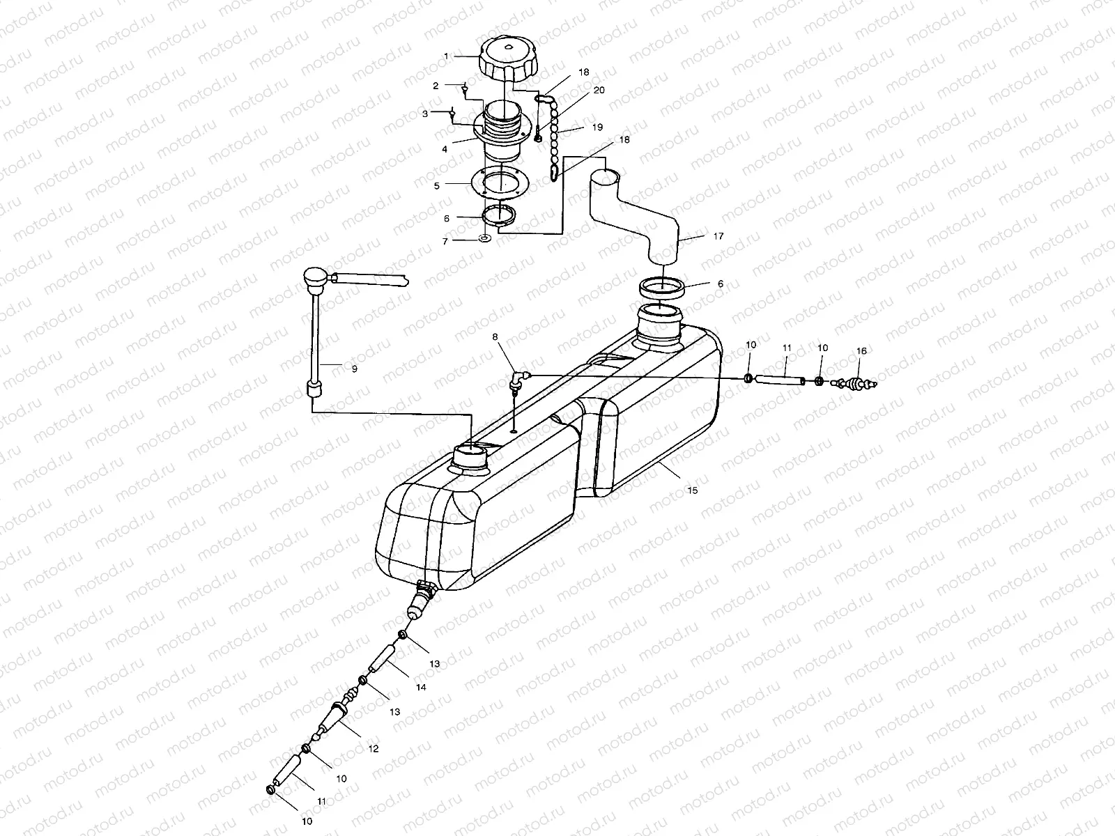 OIL TANK - W005099D (4955775577B001) | OIL TANK - W005099D (4955775577B001)