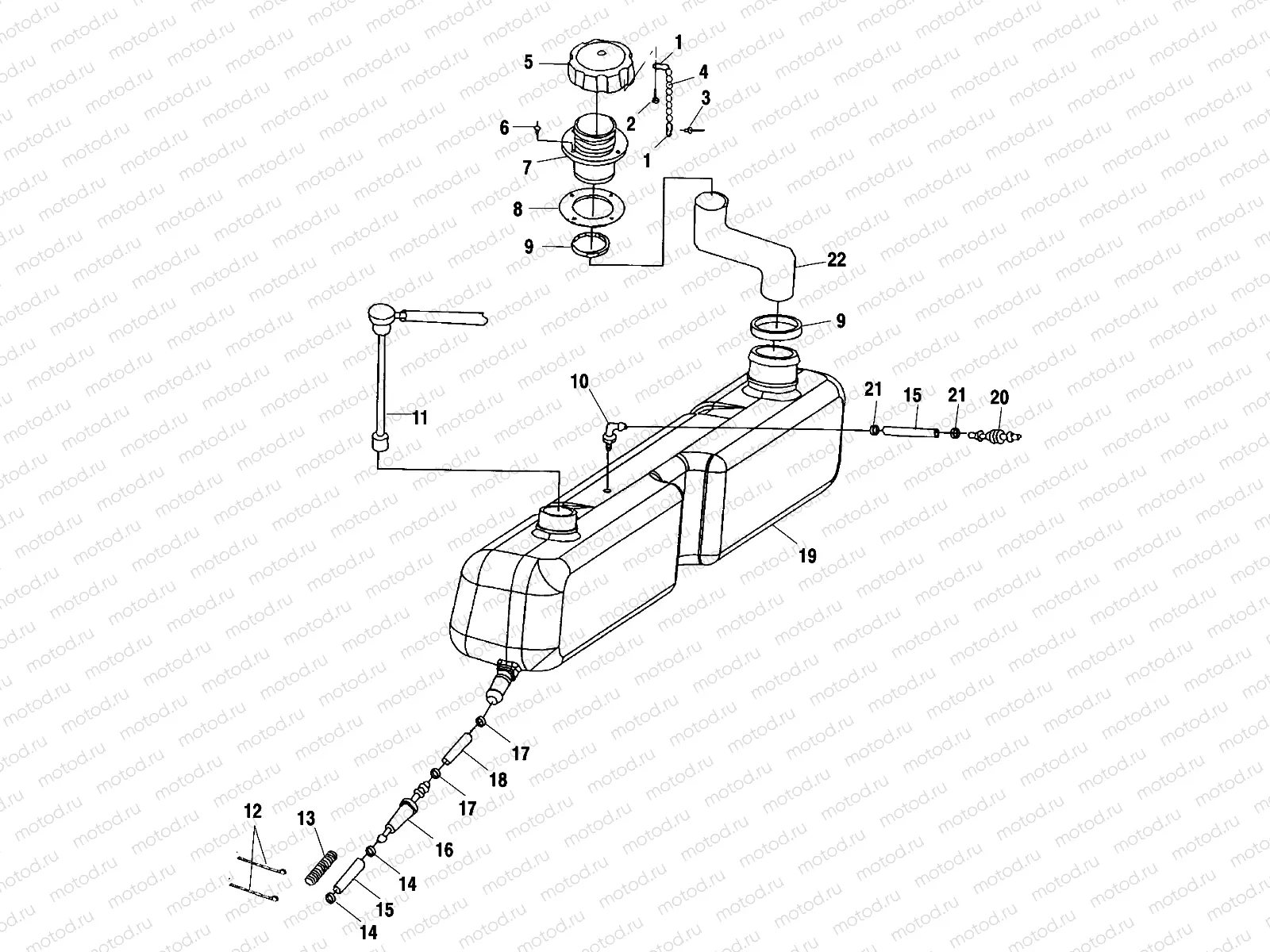 OIL TANK - W005197D (4955815581A014) | OIL TANK - W005197D (4955815581A014)