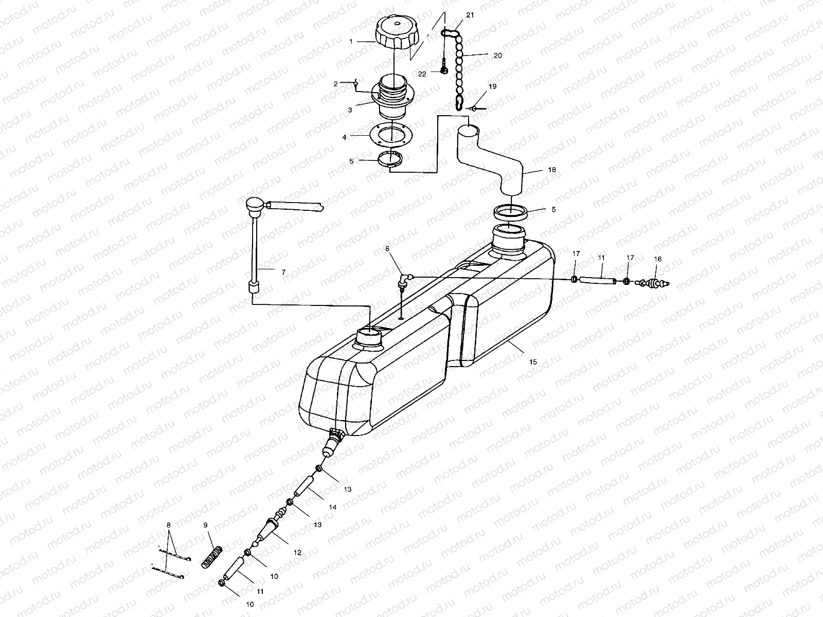OIL TANK - W005199D (4955825582A014) | OIL TANK - W005199D (4955825582A014)