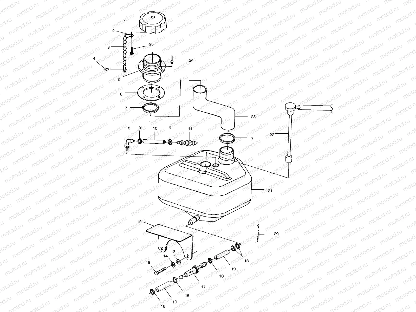 OIL TANK - W014697D (4964806480A010) | OIL TANK - W014697D (4964806480A010)