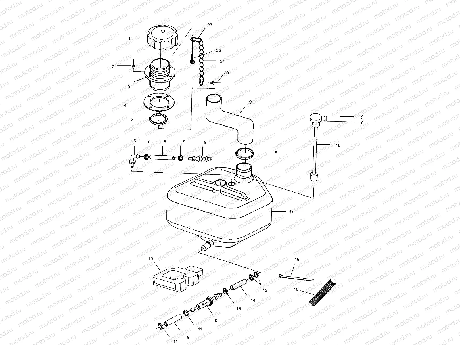 OIL TANK - W014999D (4964886488A011) | OIL TANK - W014999D (4964886488A011)