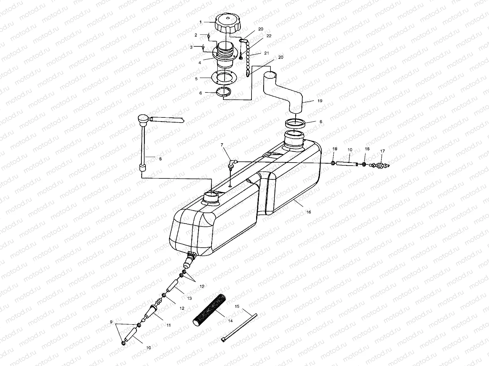 OIL TANK - W015099D (4964866486A013) | OIL TANK - W015099D (4964866486A013)