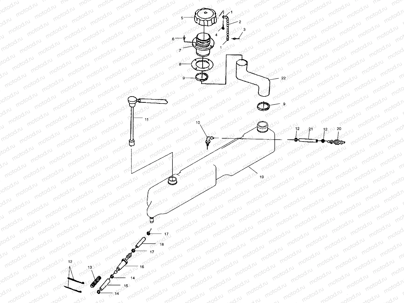 OIL TANK - W035098CA/W035098IA (4981028102A13) | OIL TANK - W035098CA/W035098IA (4981028102A13)