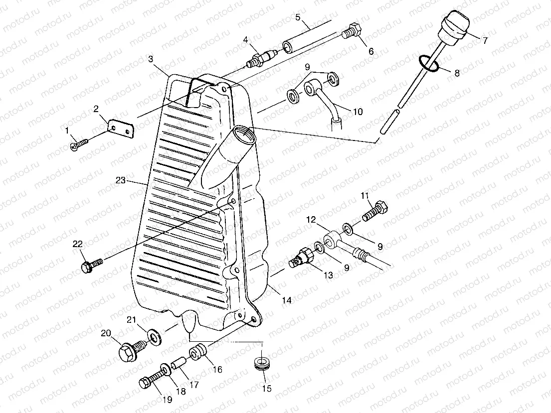 OIL TANK - W97CD50A (4941354135B013) | OIL TANK - W97CD50A (4941354135B013)