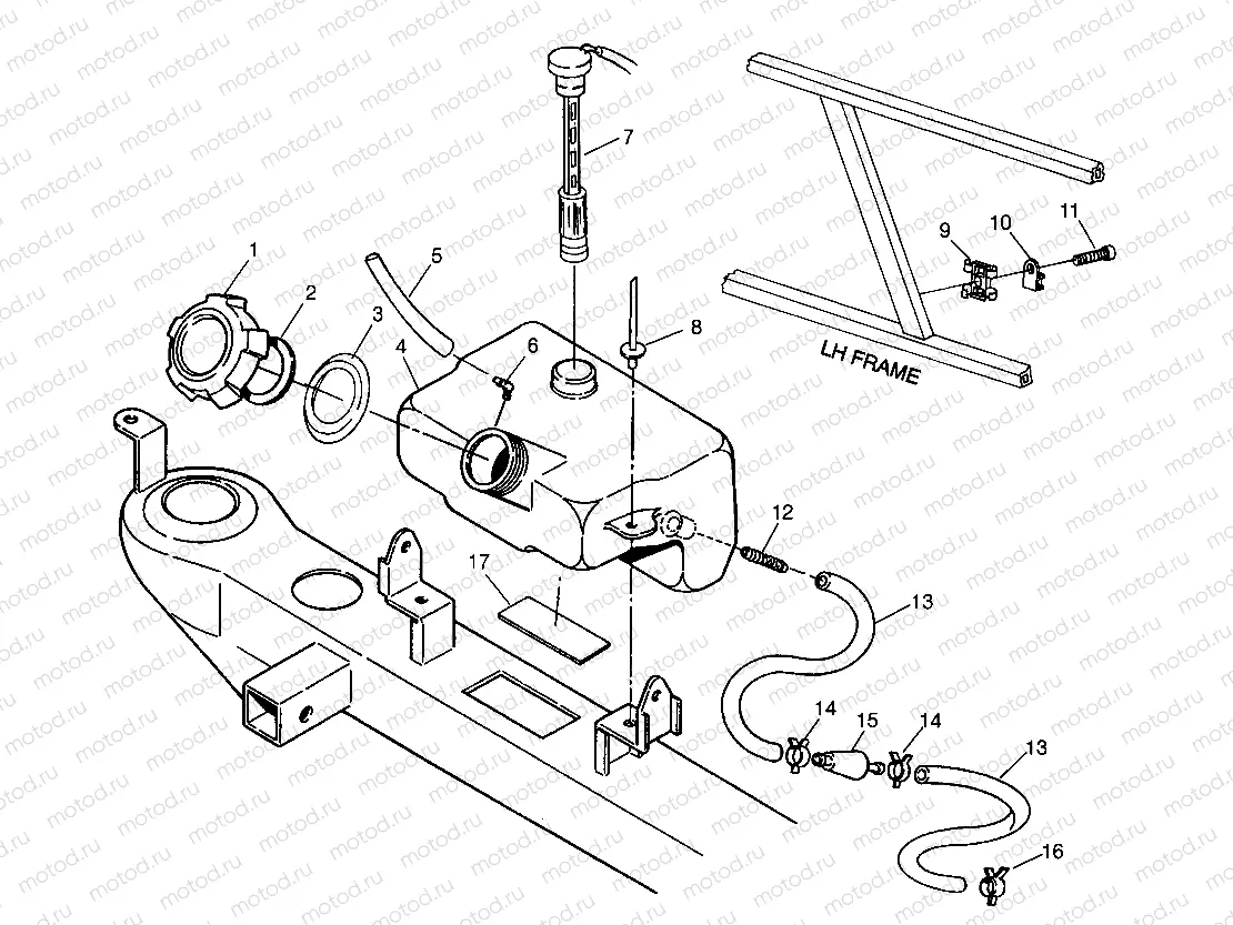 OIL TANK XPLORER 400L W969140 (4935983598A014) | OIL TANK XPLORER 400L W969140 (4935983598A014)