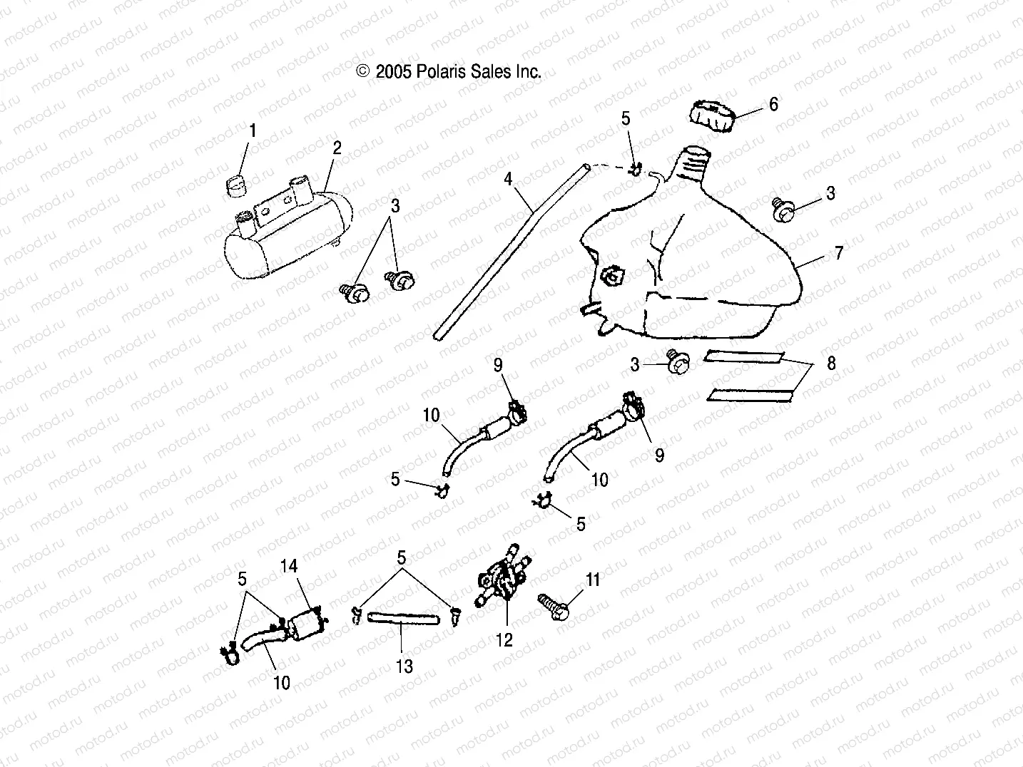 OIL TANK/FUEL TANK - A06KA05CA/CB/CD (4999202359920235B05) | OIL TANK/FUEL TANK - A06KA05CA/CB/CD (4999202359920235B05)