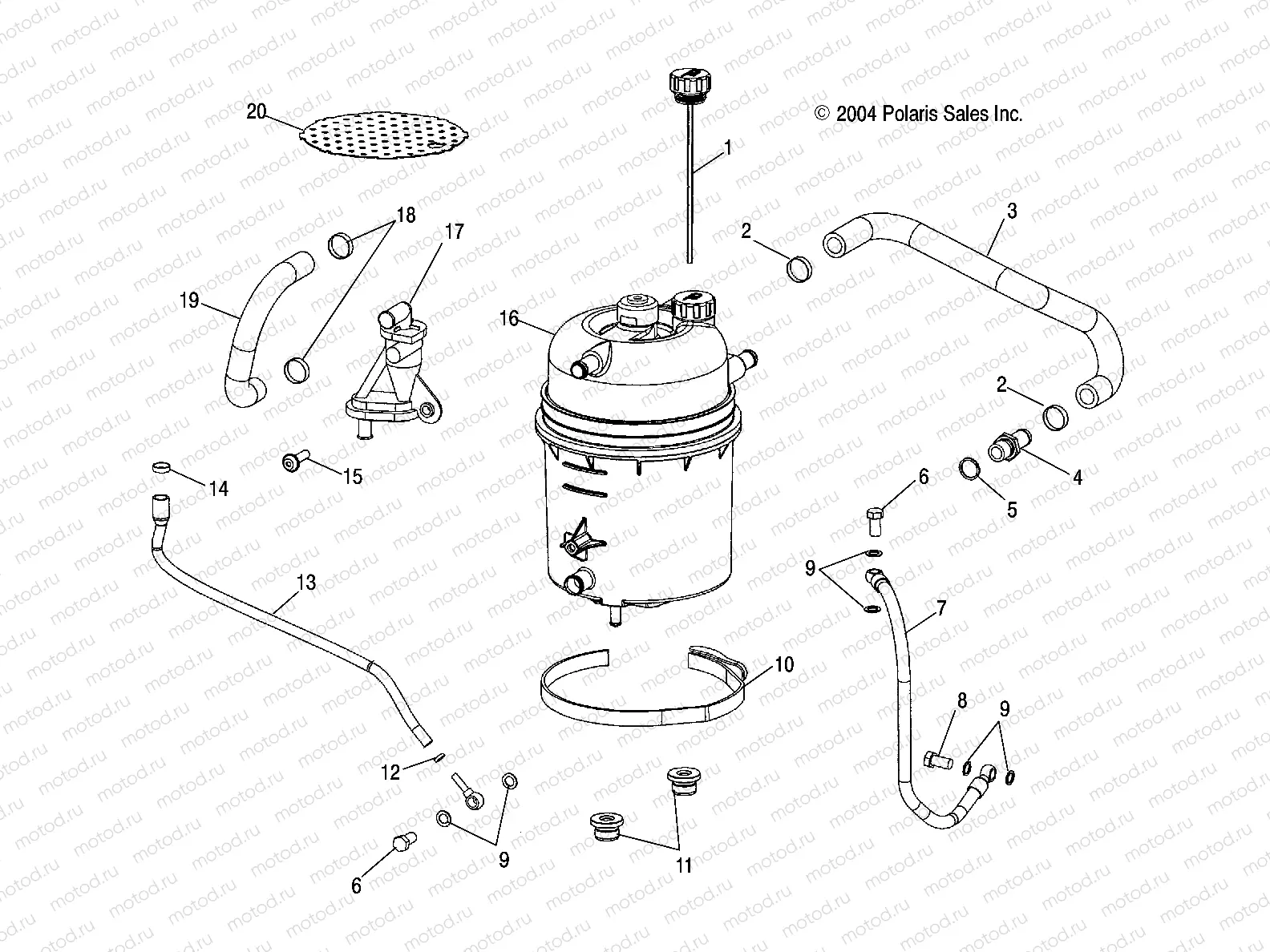 OIL TANK/LINES - W045304CA/IA/CB/IB/CC/IC (4990559055D06) | OIL TANK/LINES - W045304CA/IA/CB/IB/CC/IC (4990559055D06)