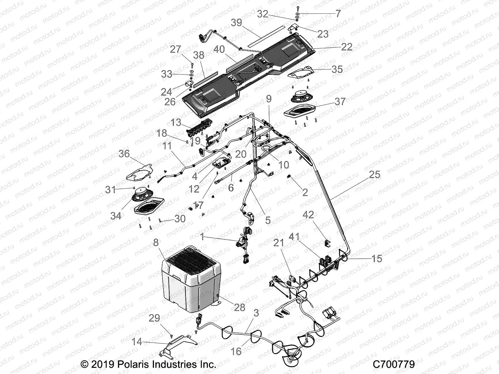 OPT | OPT, PREP AUDIO HVAC ELEC COMPONENTS (ROOF) - R20RRB99/A/B (C700779)