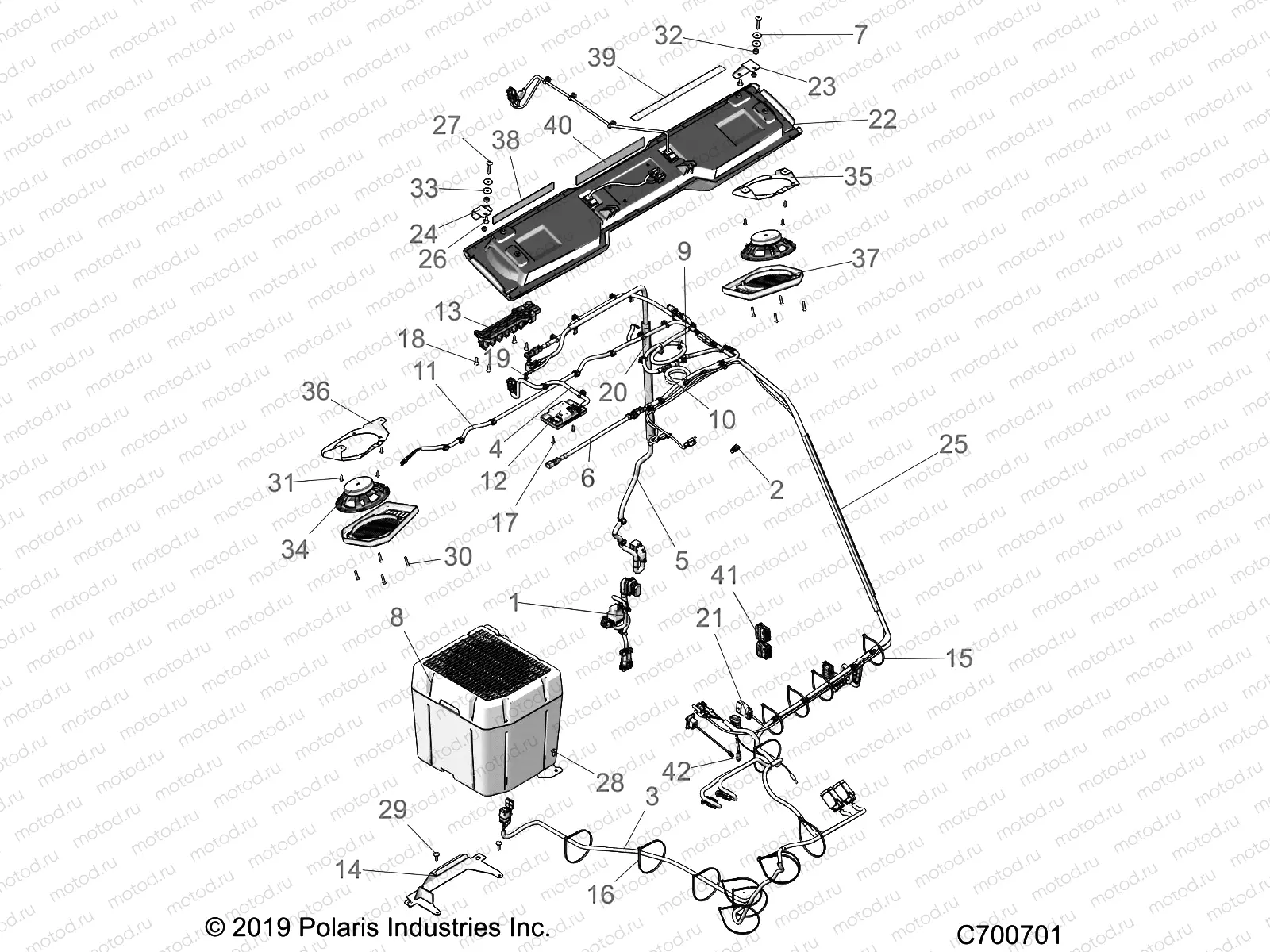 OPT | OPT, ROOF, PREM PREP AUDIO, ELEC COMPONENTS - R20RRB99A/B (C700701)