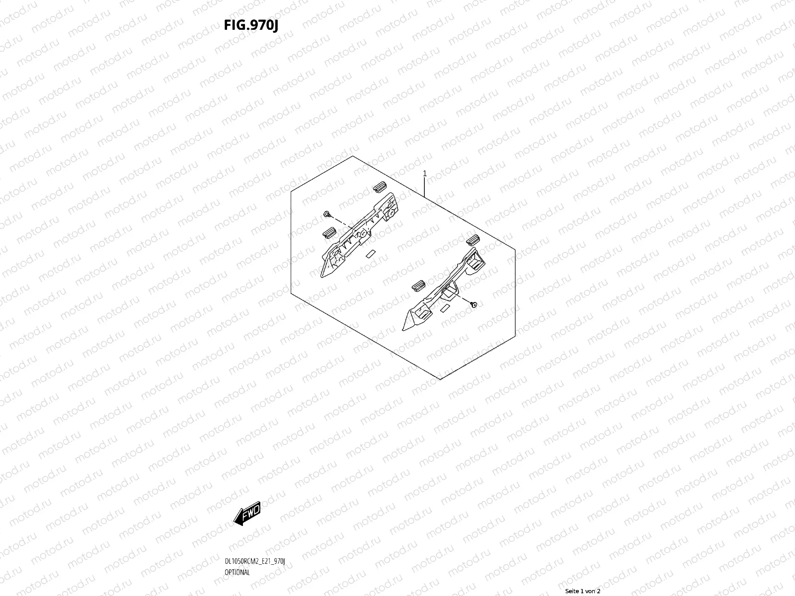OPTIONAL LUGGAGE HOLDER KIT
