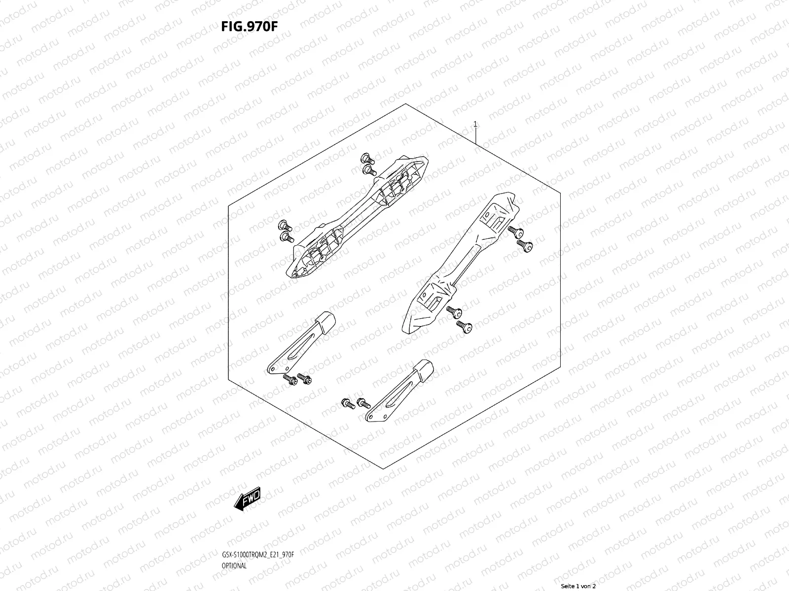 OPTIONAL LUGGAGE HOLDER KIT