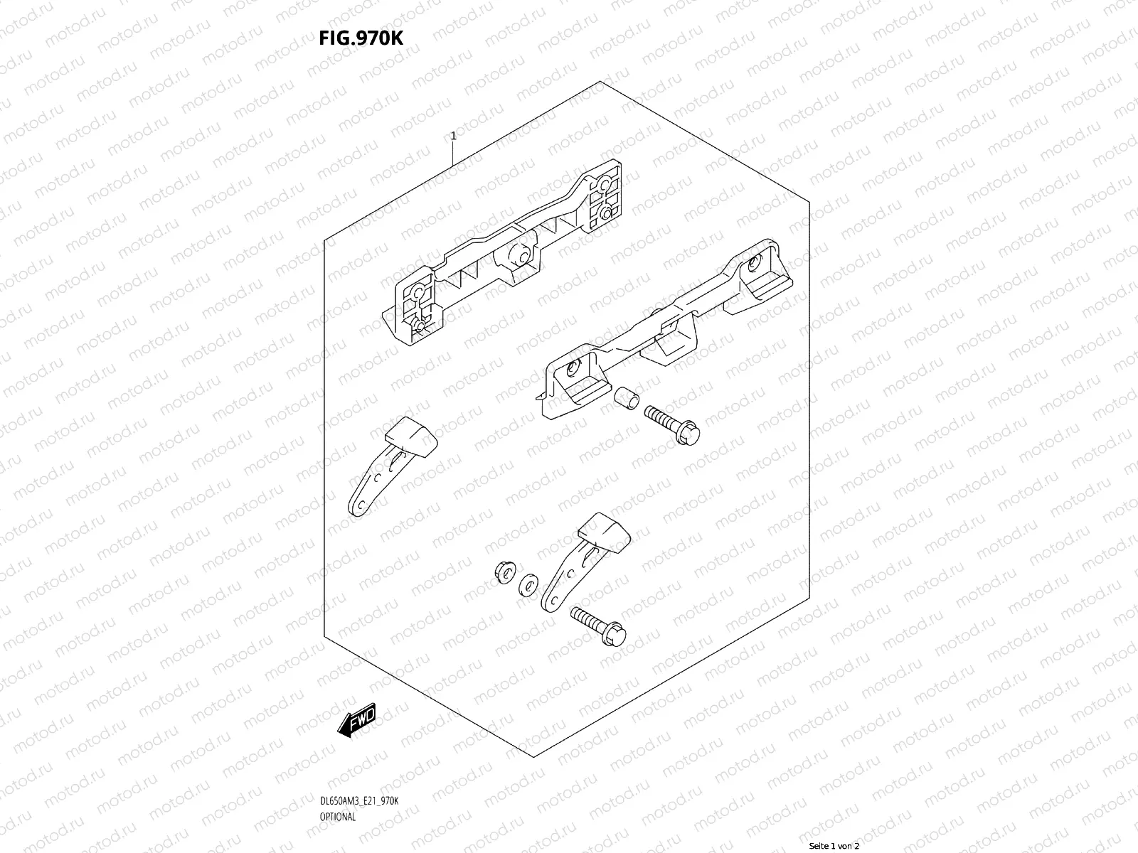 OPTIONAL SADDLEBAG MOUNT KIT