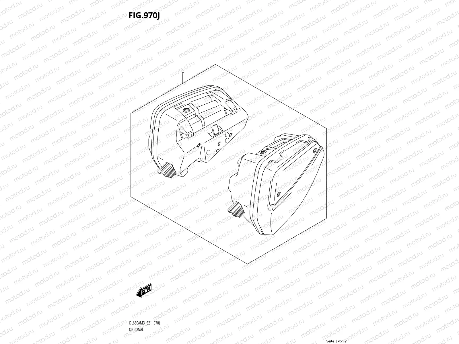 OPTIONAL SADDLEBAG SET
