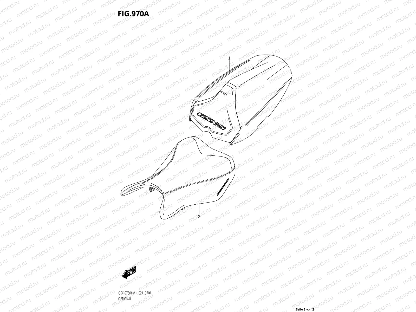 OPTIONAL SEAT COVER