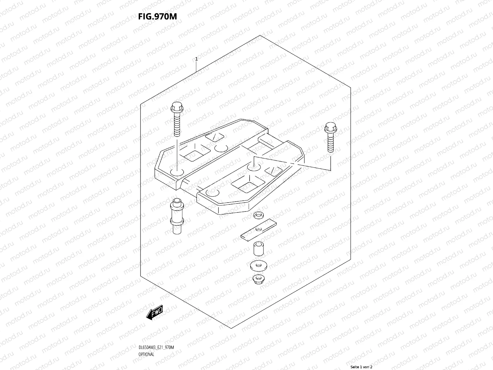 OPTIONAL TOPCASE BRACKET