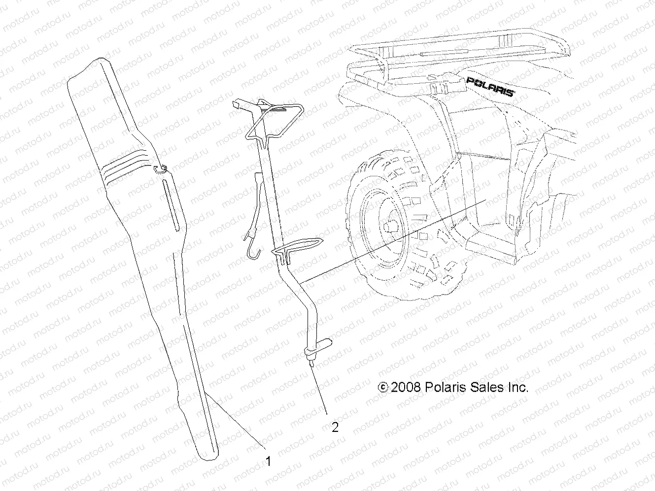 OPTIONS | OPTIONS, GUN BOOT - A08MN50AT (49ATVGUNBOOT07500EFI)