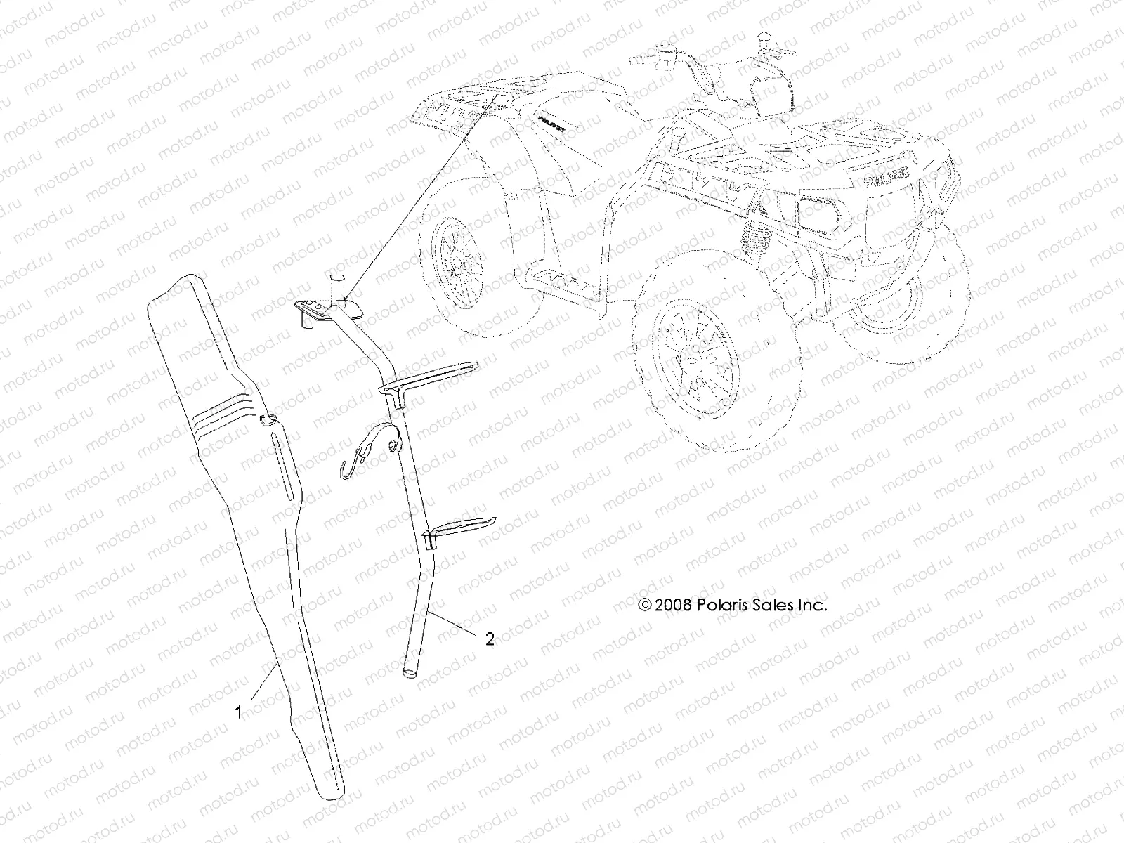 OPTIONS | OPTIONS, GUN BOOT - A10ZX55AT (49ATVGUNBOOT09SPXP850)