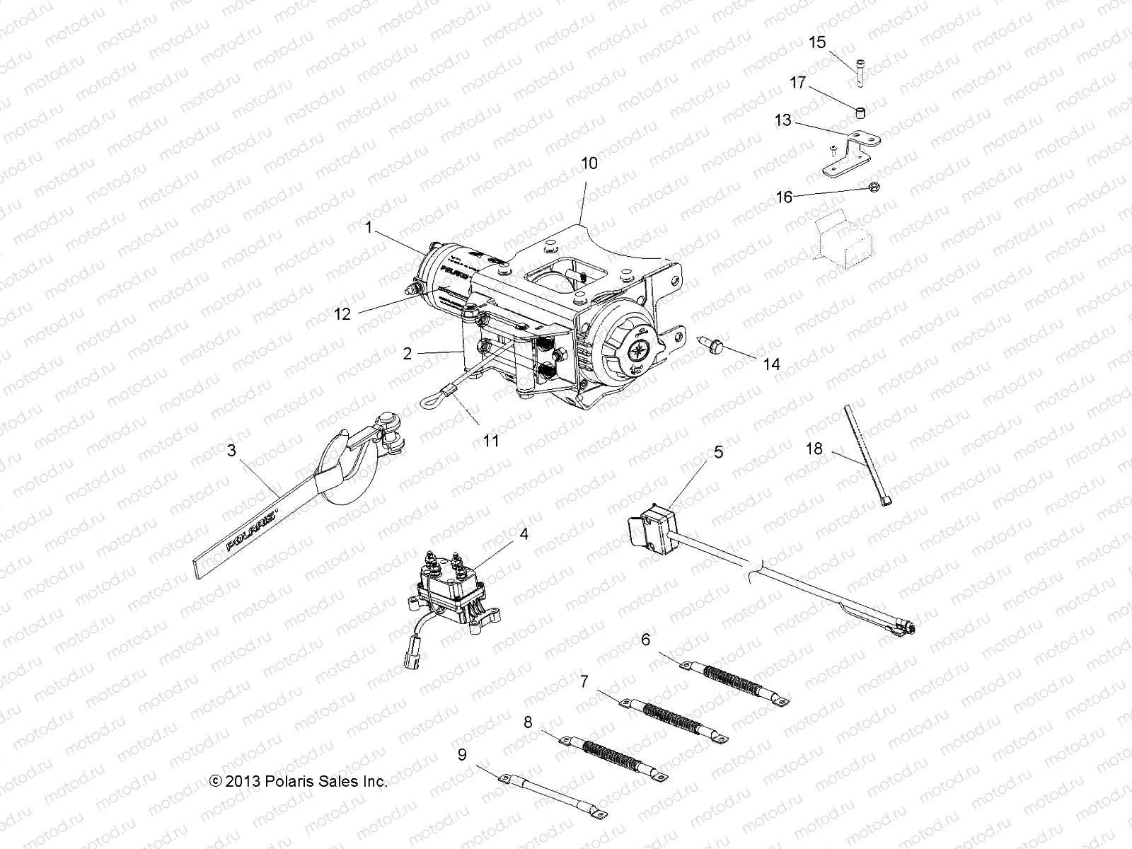 OPTIONS | OPTIONS, WINCH - A14DN8EAQ (49ATVWINCH14SP800F)