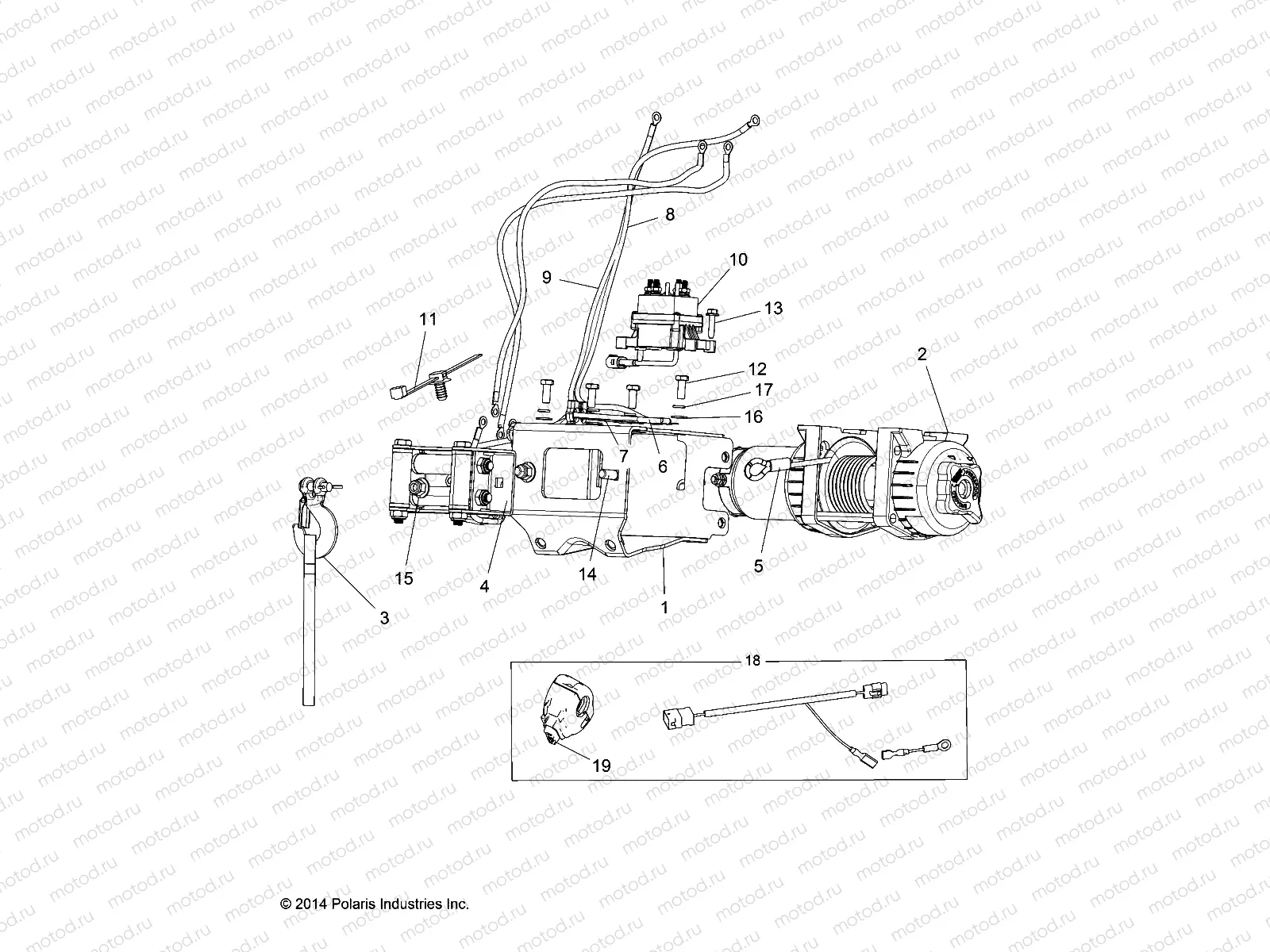 OPTIONS | OPTIONS, WINCH - A15SXE85FI (49ATVWINCH1585FEU)