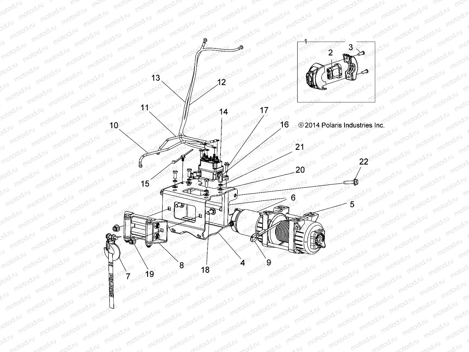 OPTIONS | OPTIONS, WINCH - A15SXE95AC/AK/AW/L95AM (49ATVWINCH15TRXP1)