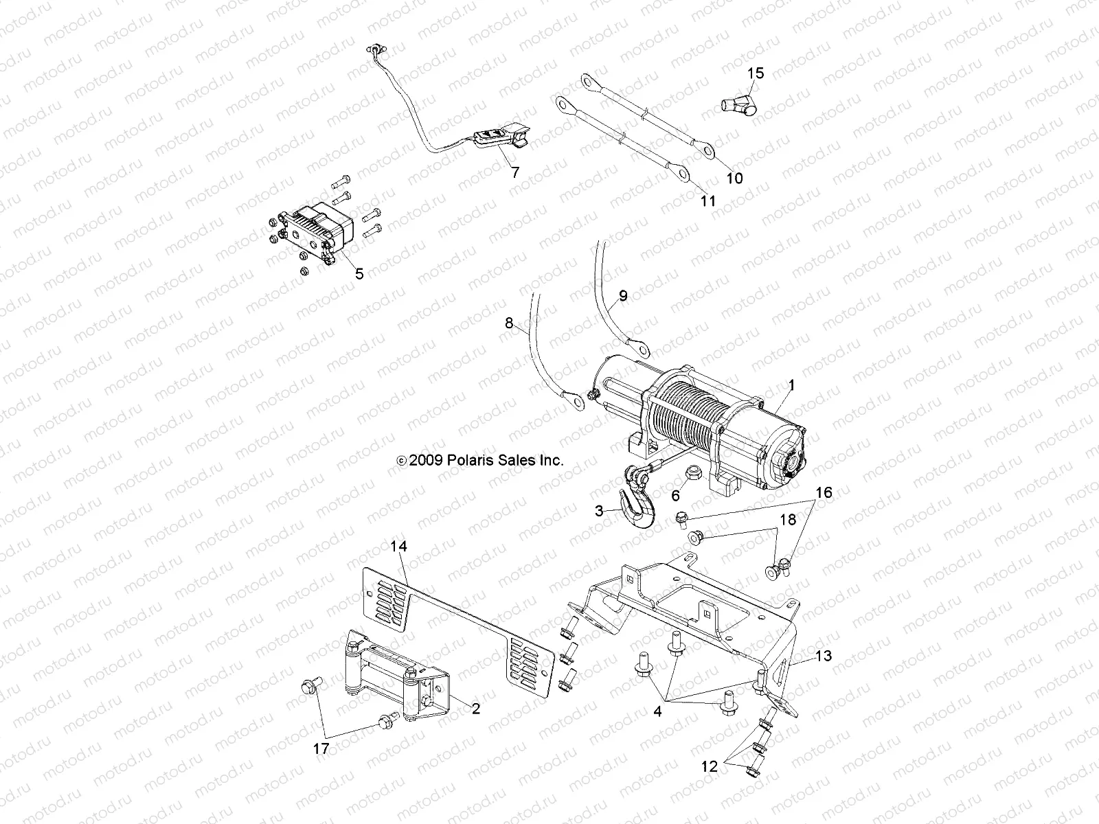 OPTIONS | OPTIONS, WINCH - R11TH76AB/ABC (49RGRWINCH108004X4)
