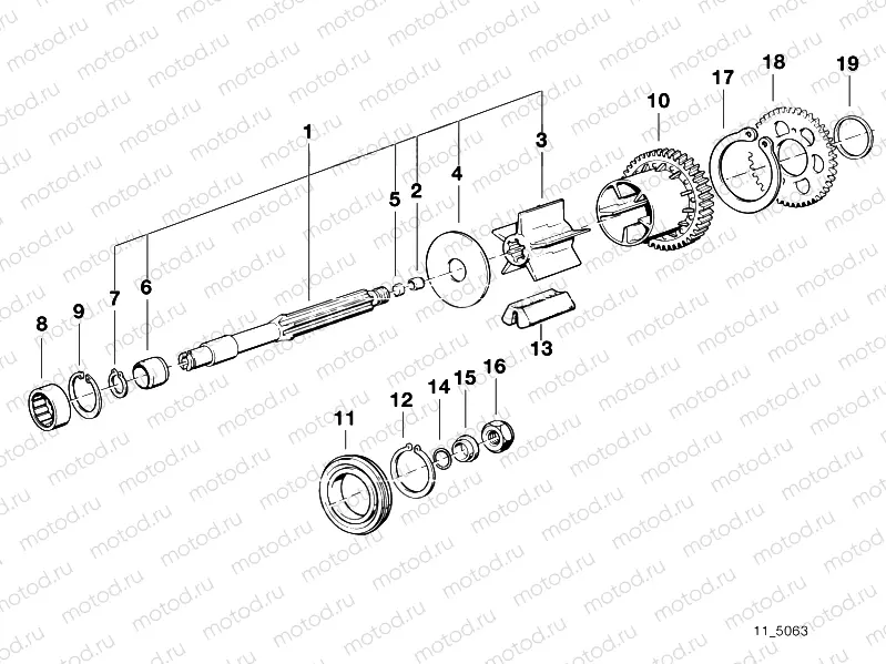 Output shaft