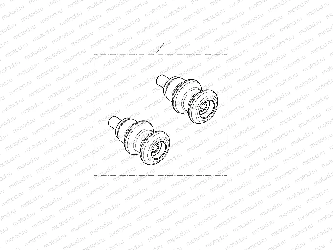 Paddock Stand Bobbin Kit