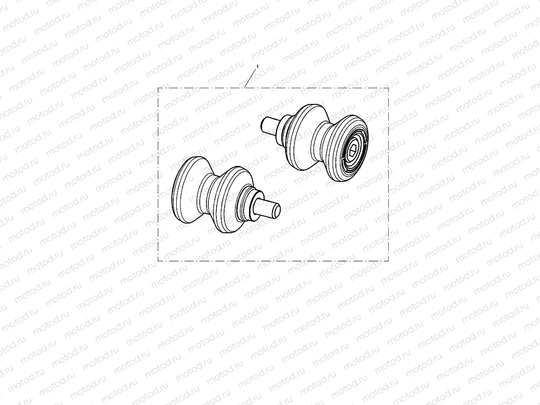 Paddock Stand Bobbin Kit, Type 1