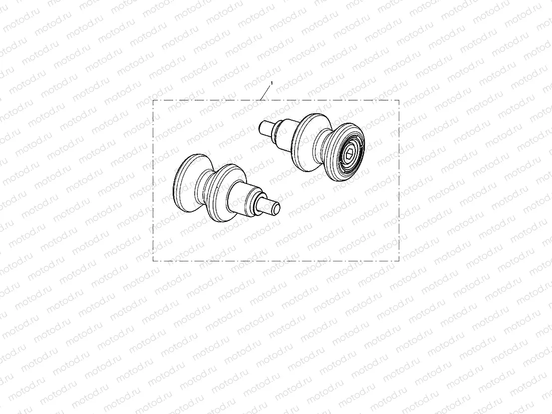 Paddock Stand Bobbin Kit, Type 2
