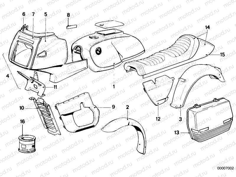 Painted parts 127 madison