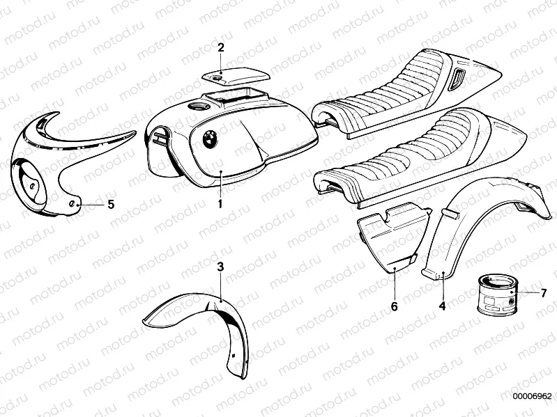 Painted parts 511 havana gold