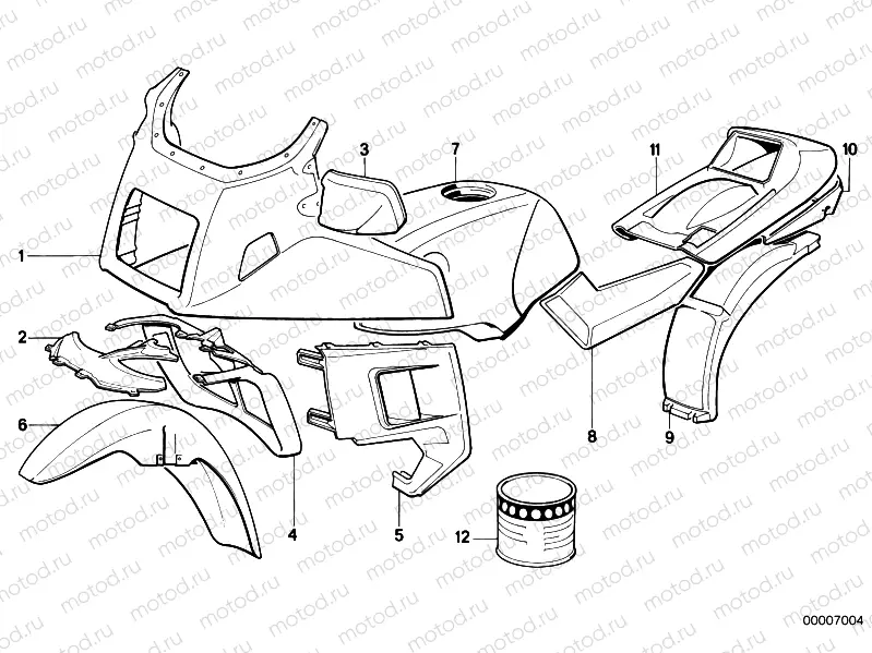 Painted parts 576 polaris