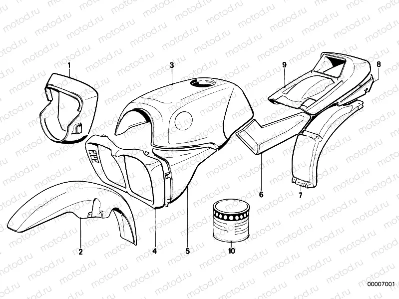 Painted parts 576 polaris