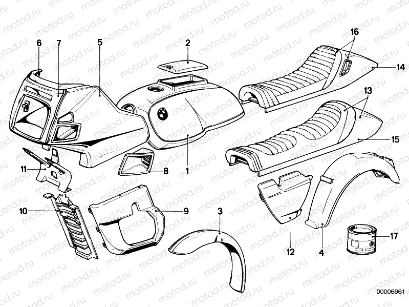 Painted parts 590 avusschwarz