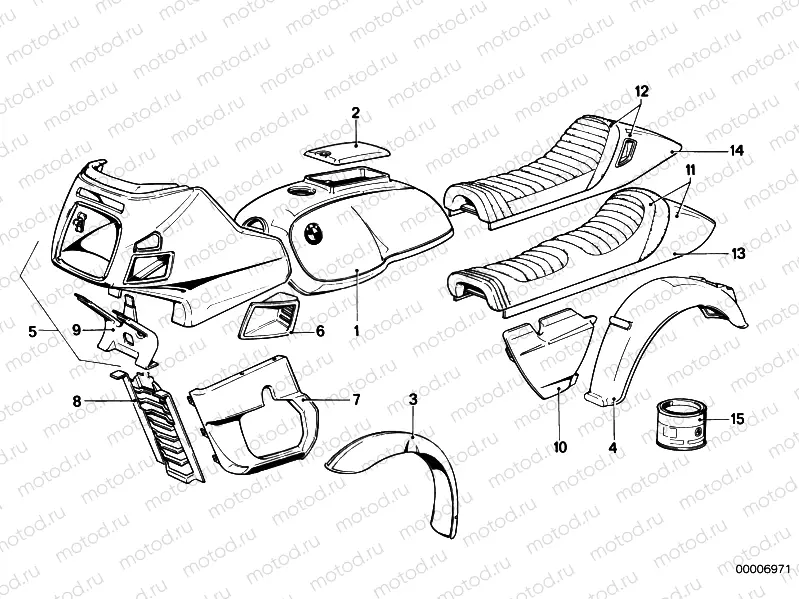 Painted parts 603 minzgrün hell