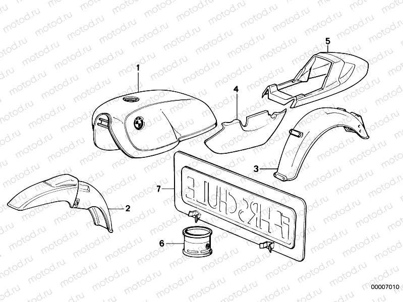 Painted parts 612 polaris